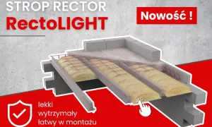 Strop Rector RectoLIGHT: lekki, wytrzymały, łatwy w montażu. Nowość!
