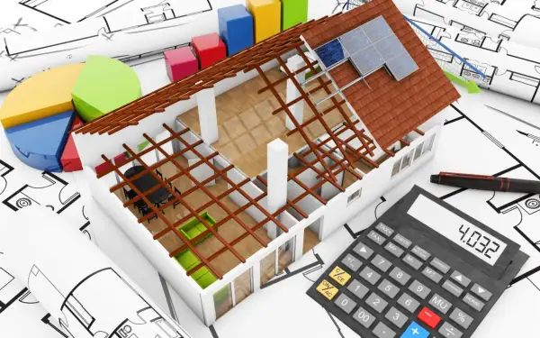 Kalkulacja ocieplenie domu cena: model domu, wykresy, kalkulator i plany architektoniczne.