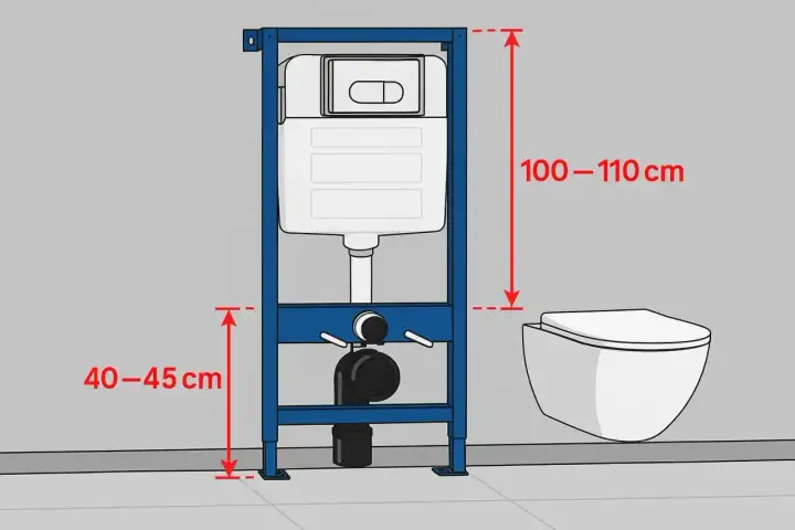 Odległość WC od ściany - Ile miejsca potrzeba? Poradnik